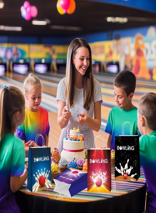 BQK 16pcs Bowling Party Bags: Multicolor Sports Themed Party Favors for Bowling Party, Birthday & More - Image 2