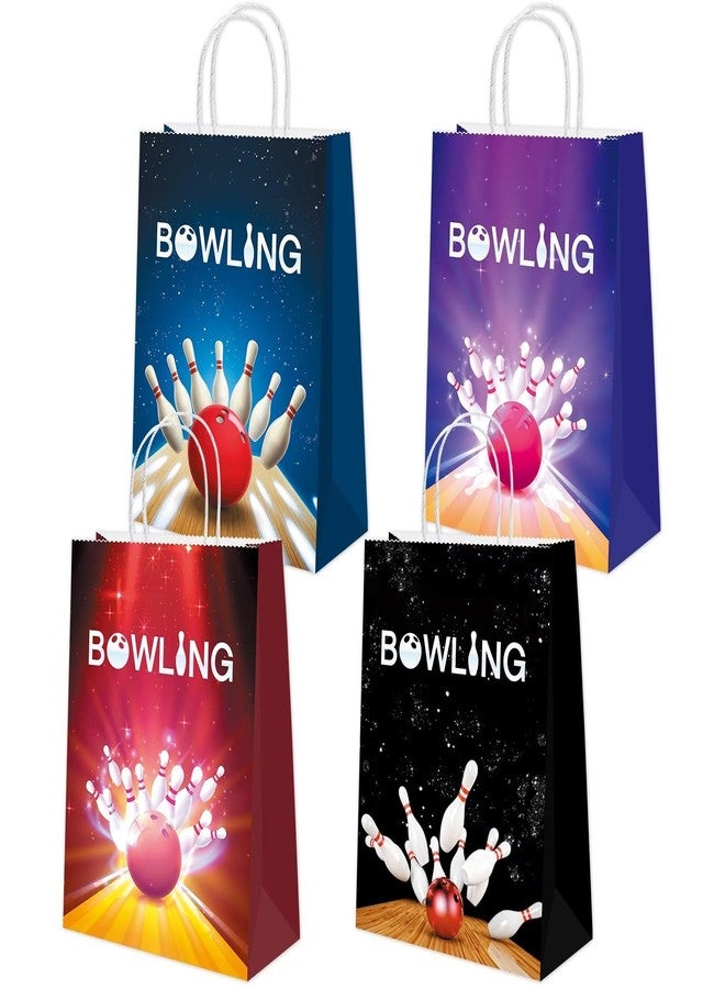 BQK 16pcs Bowling Party Bags: Multicolor Sports Themed Party Favors for Bowling Party, Birthday & More - Image 1
