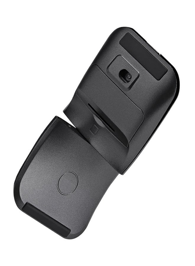 2.4G Folding Wireless Rotatable Mouse Black - Image 2