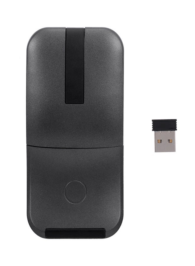 2.4G Folding Wireless Rotatable Mouse Black - Image 3