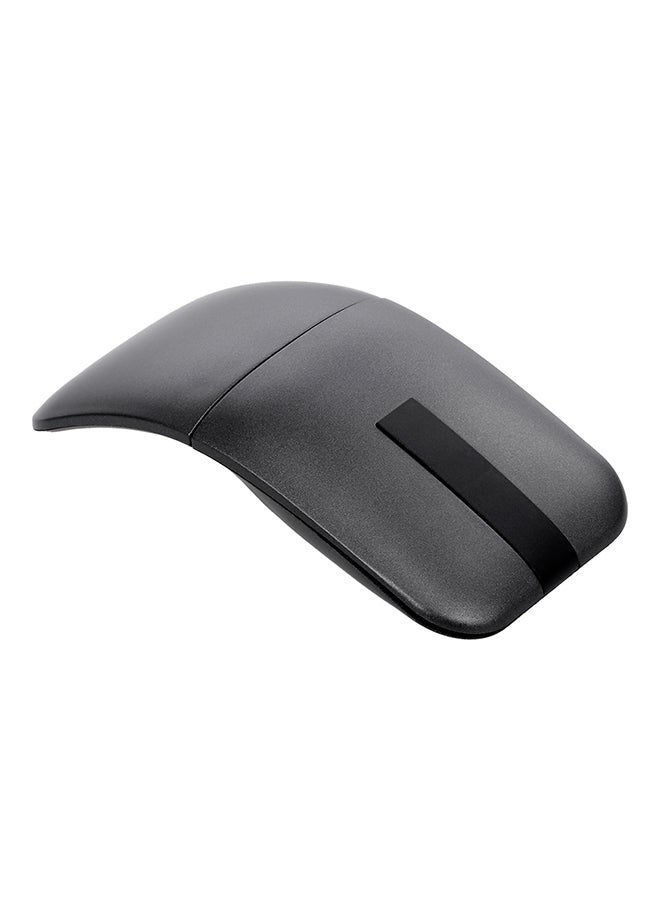 2.4G Folding Wireless Rotatable Mouse Black - Image 1