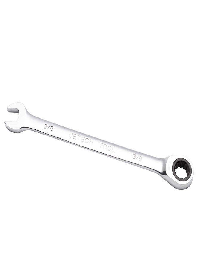 Jetech 3/8 Inch Ratcheting Combination Wrench (10 Pack), Industrial Grade Gear Spanner with 12-Point Design, 72-Tooth Ratchet, Made with Forged and Heat-Treated Cr-V Steel in Chrome Plating, SAE - Image 5