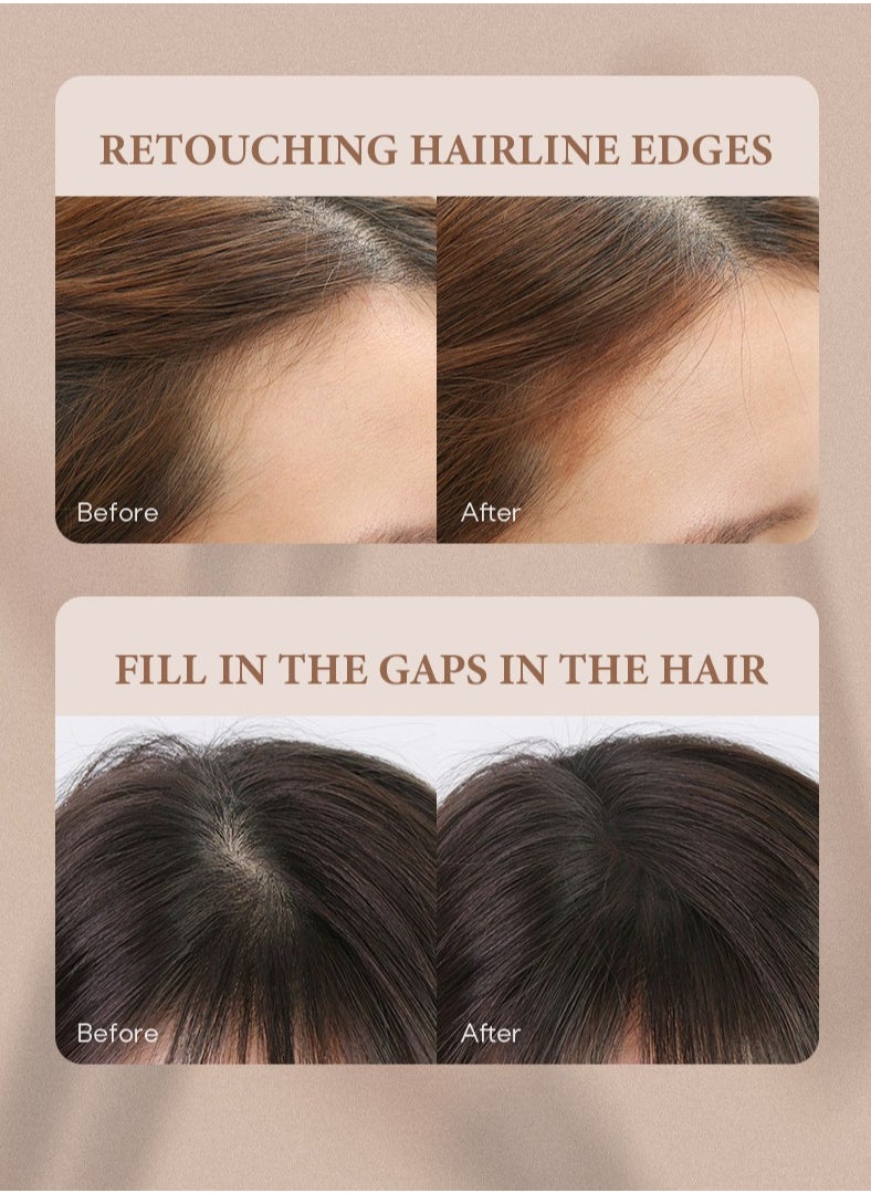 Sheloves - Hairline Powder Pen for Thinning Hair Root Touch-Up Contour Shading Fills Hair Gaps for a Youthful Look（02#） - Image 1