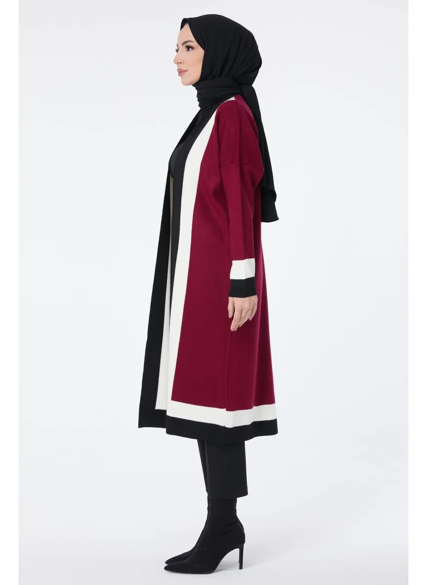 Tofisa 23734-BORDE Knitwear Cardigan