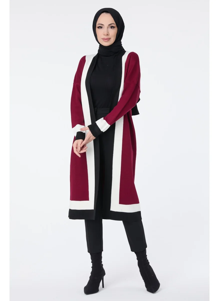 Tofisa 23734-BORDE Knitwear Cardigan