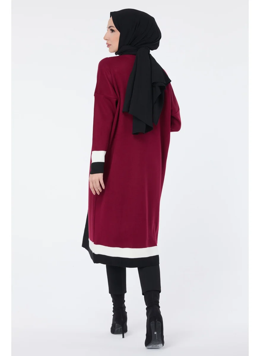 Tofisa 23734-BORDE Knitwear Cardigan