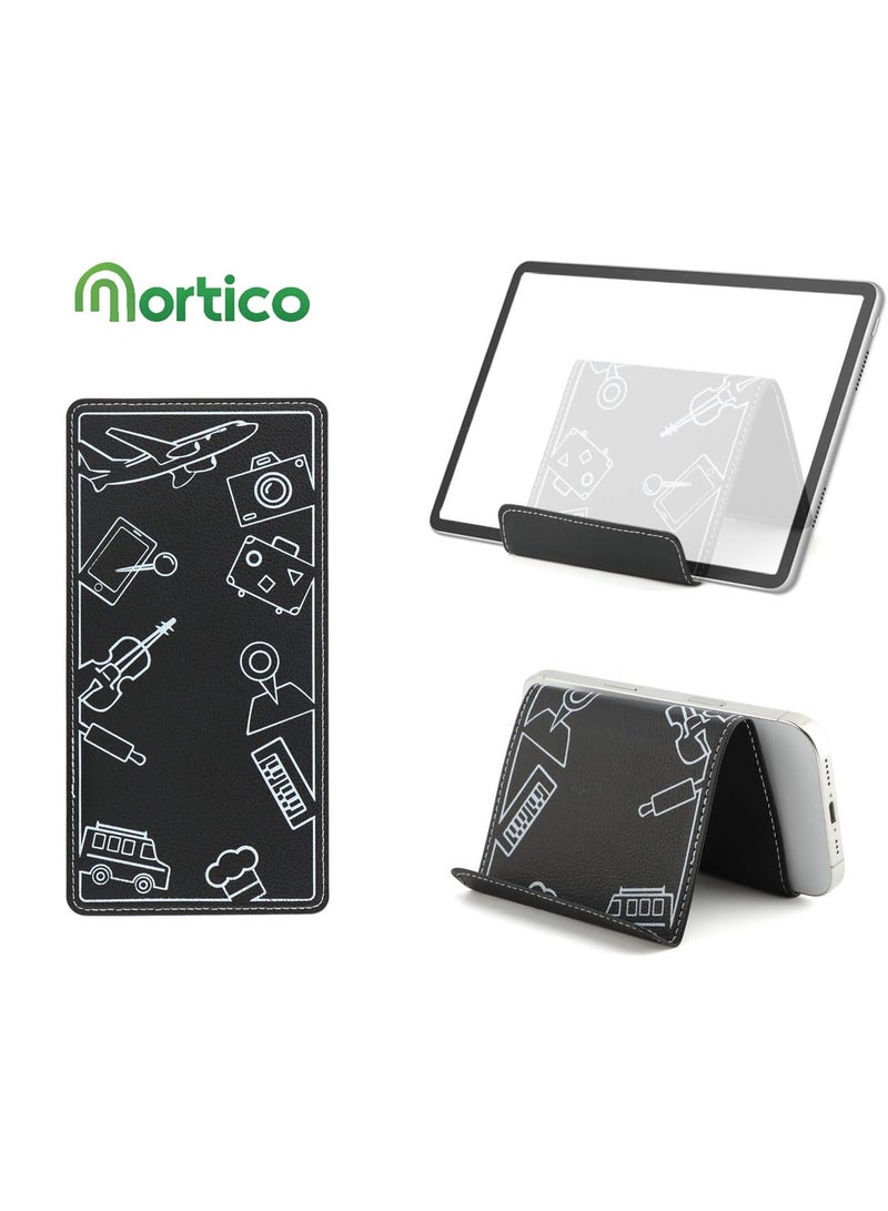 MORTICO Cell Phone Holder & Flexible Tablet Stand for Airplane Travel, Desk, Bed, Treadmill - Essential Accessories & Cool Gadgets for Flying - Image 1