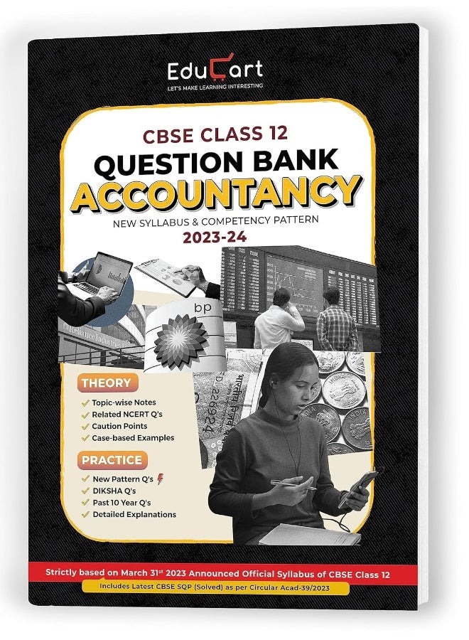 CBSE ACCOUNTANCY بنك الأسئلة الفصلي من الدرجة 12 (مع الأوراق المحلولة) للفترة 2023-2024 - Image 1