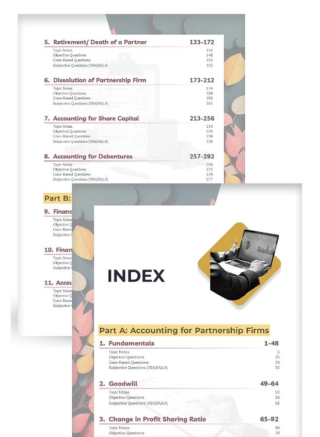 CBSE ACCOUNTANCY بنك الأسئلة الفصلي من الدرجة 12 (مع الأوراق المحلولة) للفترة 2023-2024 - Image 3