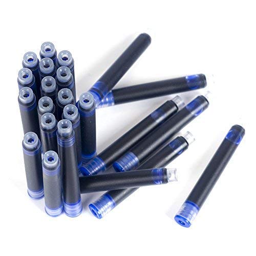 GOLD LEAF JINHAO 2.6mm Diameter International Standard Fountain Pen Ink Cartridges Refills Bottled 80pcs (Blue) - Image 3