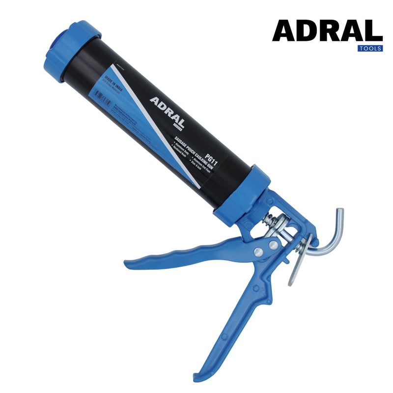 ADRAL مسدس سلك النقانق 9 بوصة | 625 جرام | برميل ألمنيوم وأغطية نهاية صلبة | مقبض زناد ثقيل | دعامات مزدوجة للحقن | متوافق مع عبوات النقانق 9 بوصة وخرطوشة 330 مل - Image 5