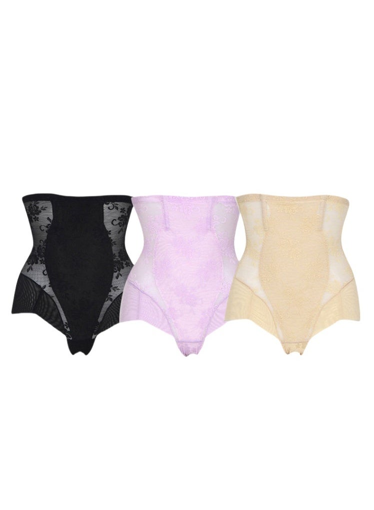 KUYING High Waisted Anti Glare Postpartum Waist Cinching And Hip Lifting Safety Pants For Body Shaping Set Of 3  - Image 1