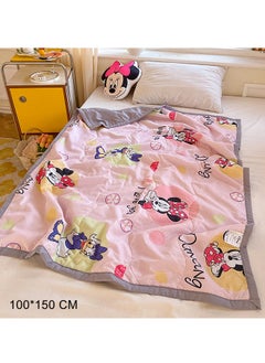 Disney Cutton Air Conditioning Blanket Summer Nap Blanket for Kids 100*150CM Pink  - Image 1