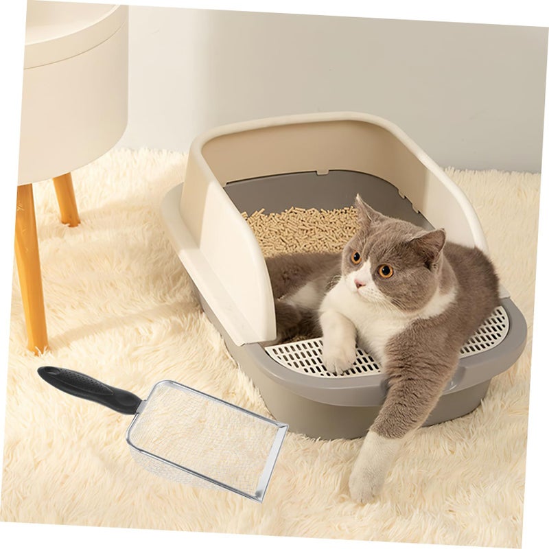 Stainless Steel Reptile Sand Scoop Fine Mesh Litter Tool Efficient Metal Design - Image 5