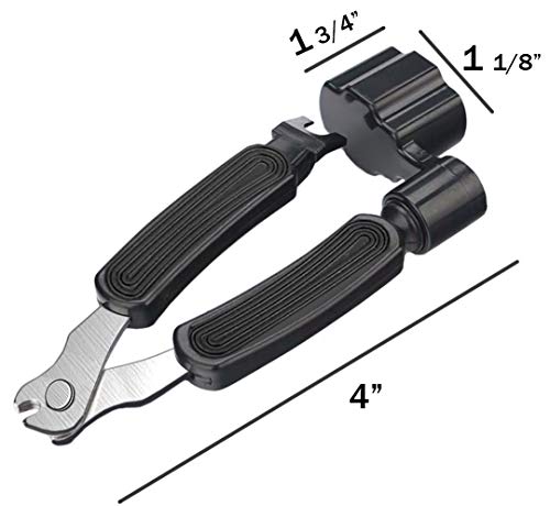 Ortarco Guitar String Winder Cutter and Bridge Pin Puller 3 in 1 Guitar Tool For Repairing Restringing - Image 2