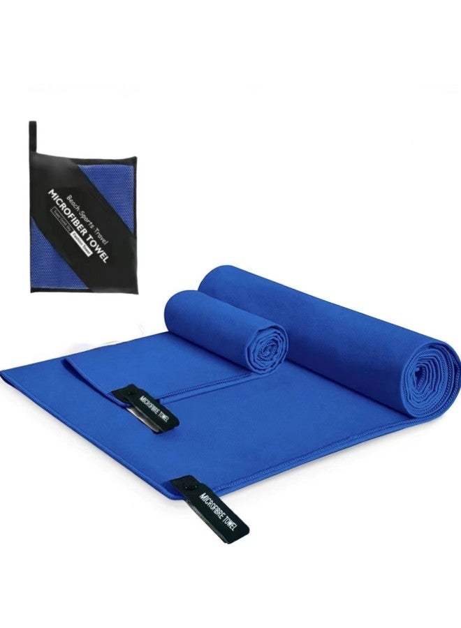 Portable Storage Double-sided Velvet Three-piece Quick-drying Towel Fitness Camping Mountaineering Microfiber Towel Set