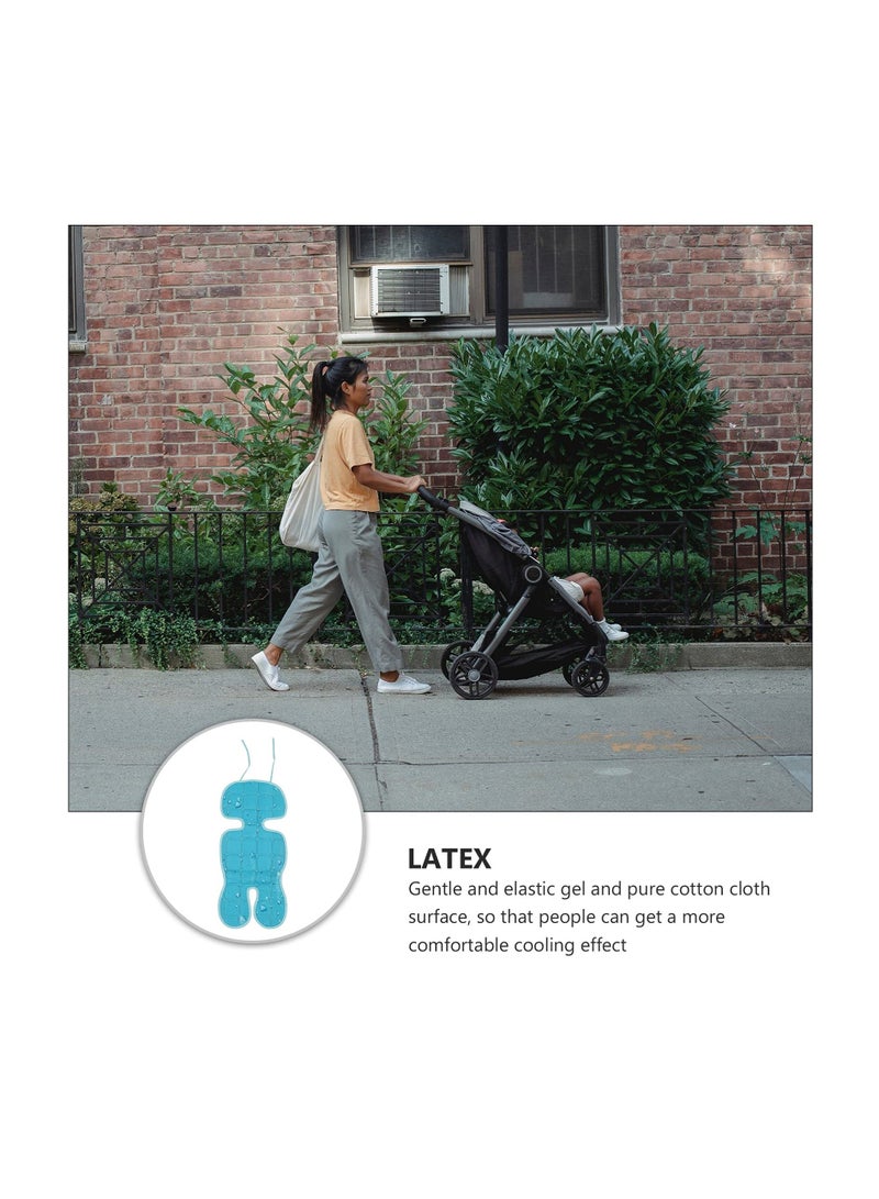 Baby Seat Cool Liner Ice Silk Mesh Mat for Infant Stroller, Breathable Anti- Slip Cushion Summer Cooling Stroller and Car Child - Image 2