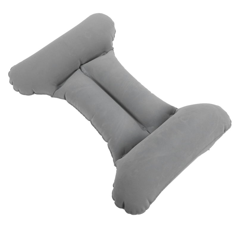 Self Inflating Lumbar Pillow Portable Travel Support for Airplane Long Journey - Image 3