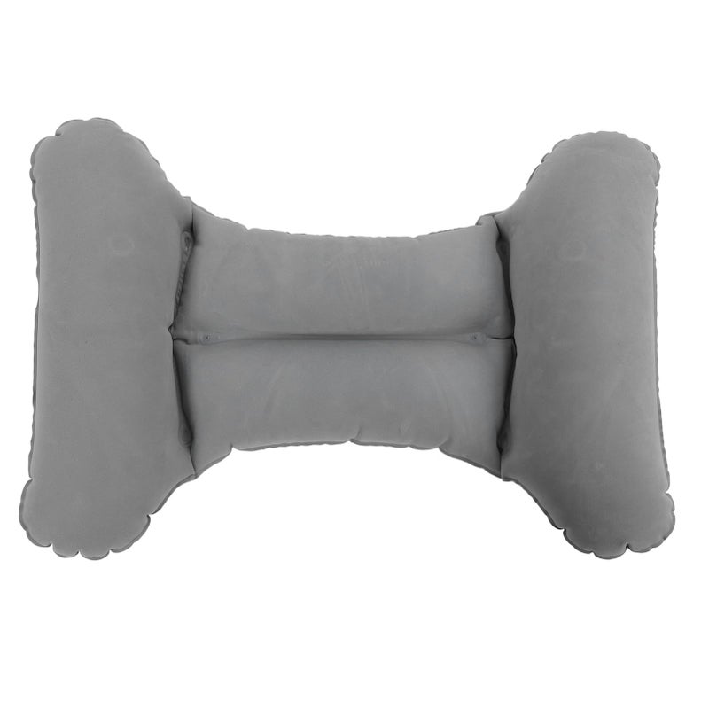 Self Inflating Lumbar Pillow Portable Travel Support for Airplane Long Journey - Image 2