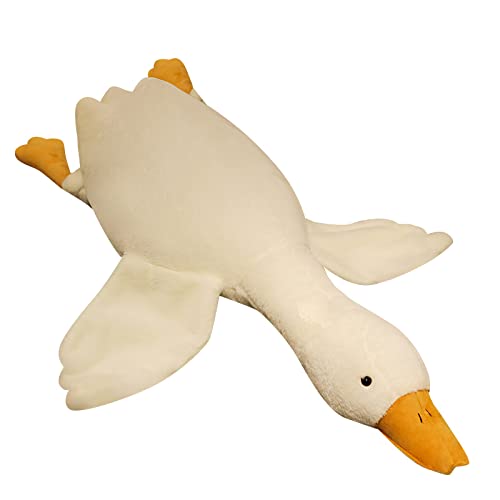 FANGYU Goose Stuffed Animal Pillow Toy Cute Giant White Goose Stuffed Animal Duck PlushSwan WhiteIts a for Everyone - Image 1