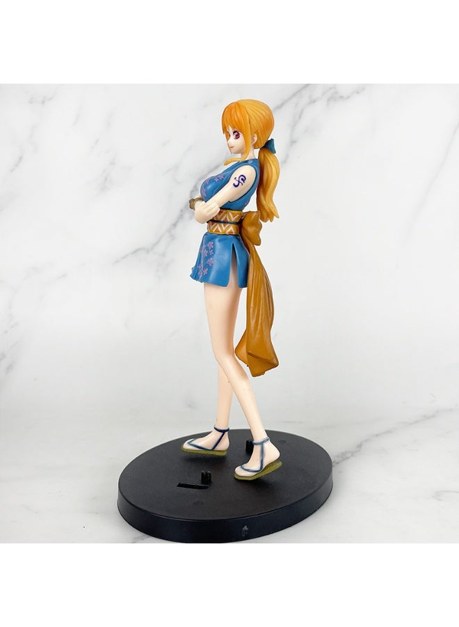 هالامودو قطعة واحدة واقفة وانو بلد نامي نموذج شخصية فتاة جميلة، ديكور دمية، لعبة عصرية 17 سم - Image 3