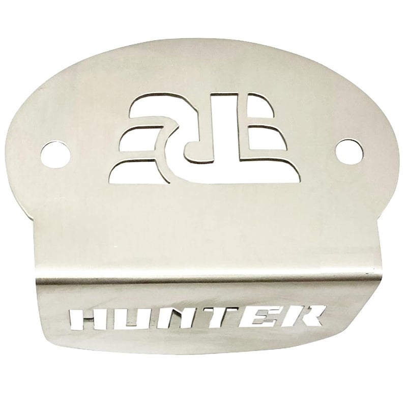 Ramanta Hunter 350 Oil Cap Front Disc Brake Master Cylinder Oil Reservoir Cap Stainless Steel Front Fluid Container Guard Steel Frame Compatible with for Hunter 350 CC (Chrome, 1 PC) - Image 4