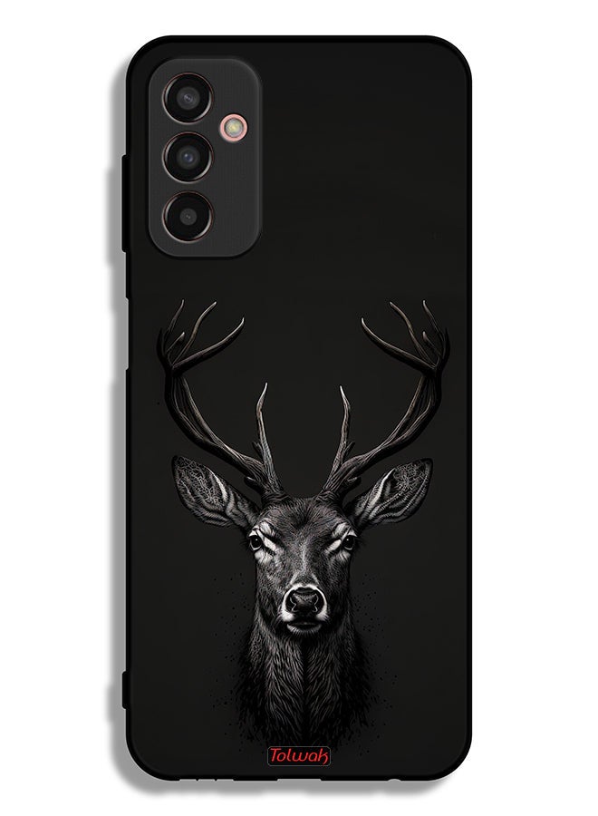 Tolwak Samsung Galaxy F13 Protective Case Cover Deer Digital Art - Image 2