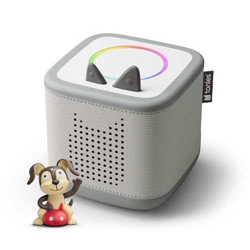 Tonies Toniebox 2 Audio Player Starter Set for Kids 1 with Playtime Puppy Moon Gray - Image 1
