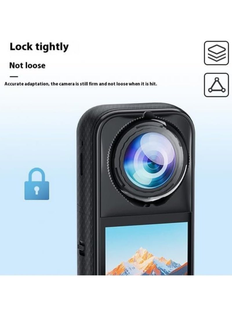 Lens Guards for Insta360X5, Protective Lens Cover, Tempered Glass Dual Lens Protector Case Action Camera Accessories, (Optical glass)  - Image 5