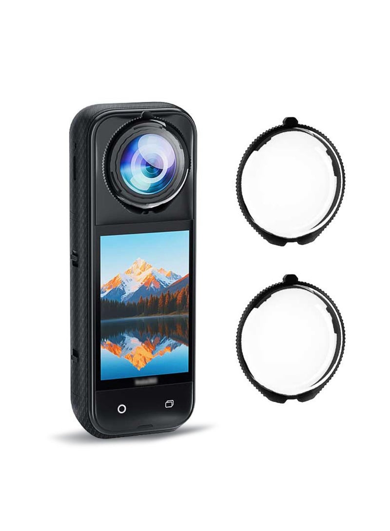 Lens Guards for Insta360X5, Protective Lens Cover, Tempered Glass Dual Lens Protector Case Action Camera Accessories, (Optical glass)  - Image 1