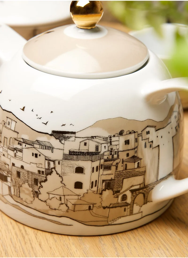 صلصال إبريق شاي نسيم