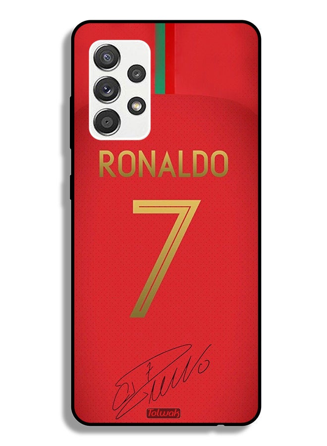 Tolwak Samsung Galaxy A32 5G Protective Case Cover Ronaldo 7 - Image 1