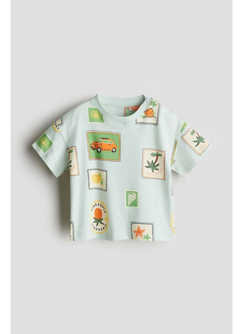 H&M Printed cotton T-shirt