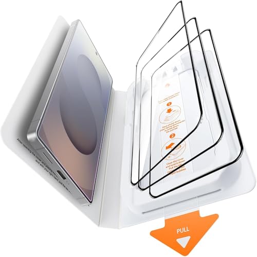 Mr Shield Mr.Shield iWLL Tempered Glass Screen Protector Guard For Samsung Galaxy S25 Edge, S25 Plus and S24 Plus, Easy Installation Ultrafit Tray, 9H Hardness, Case Friendly, Military Grade Shatterproof (1 Pack) - Image 1