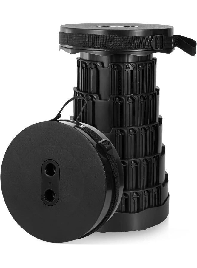 AWH Aminery Multifunctional Foldable Chair Shrink Stool Portable Telescoping Stool, Retractable for Camping Garden Fishing Hiking Travel BBQ, Adjustable Plastic Stools - Image 1