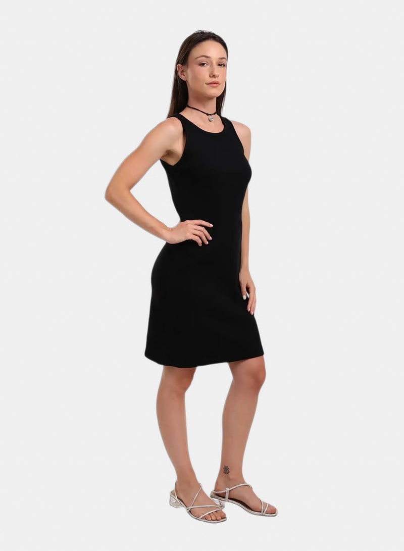 Carina Ribbed Basic Dress - Image 3