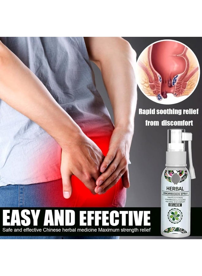 EELHOE Herbal Hemorrhoids Spray - Soothing Relief with Natural Ingredients - Fast-Acting Formula for Hemorrhoid Discomfort - 30ML - Image 4