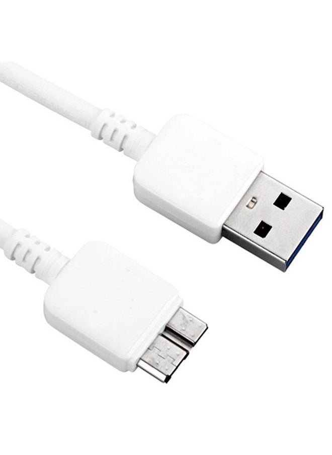 Generic - Pack of 5 USB 3.0 Sync Data Charging Cable For Samsung Galaxy Tab Pro 12.2 Note 3 S5 White - Image 1