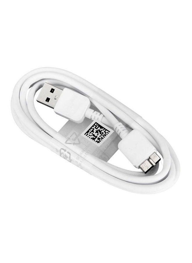 Generic - Pack of 5 USB 3.0 Sync Data Charging Cable For Samsung Galaxy Tab Pro 12.2 Note 3 S5 White - Image 1