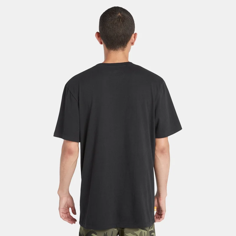 Timberland Men's Linear Logo Non-Ringer T-Shirt