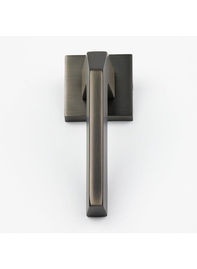 CINCINNO Geminus Premium Anti-Rust Zinc Door Handle Pair – Durable & Stylish for Home & Office, UV Protection, 2-Year Color & 5-Year Mechanical Warranty, Salt Spray Tested (Gun Metal Grey)  - Image 2
