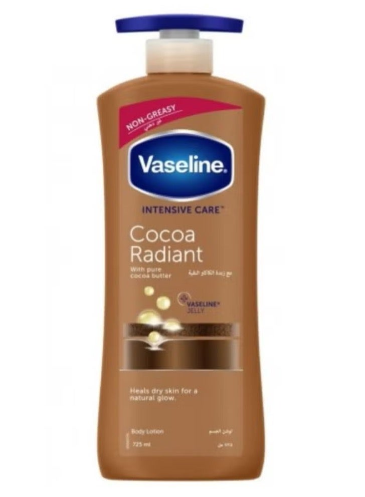 Vaseline Intensive Care Body Lotion For Dry To Very Dry Skin Cocoa Radiant 725ml - Image 1