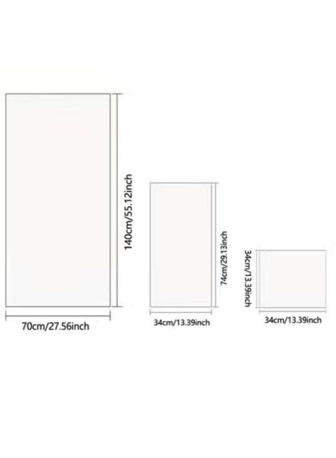 خاجول مجموعة مناشف مكونة من 6 قطع؛ منشفتا حمام ومنشفتا يد و2 مناشف, 100% قطن ممشط سريع الجفاف وفوط حمام سميكة عالية الامتصاص - جودة فندقية ناعمة للحمام والمنتجعات الصحية أزرق - Image 2