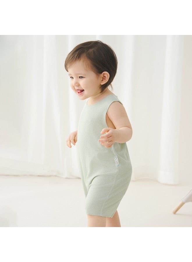 Tongtai Baby Bodysuit Modal Summer Thin Unisex Baby Seamless Clothing Home Underwear Romper Crawling Suit - Image 3