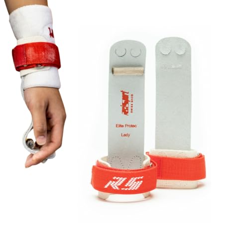 Reisport Protec Uneven Bar Gymnastics Grips for Women - Triple Strength Leather Hand Grips for Gymnastics Bars - Gymnastics Equipment & Accessories for Advanced Gymnasts - Image 1