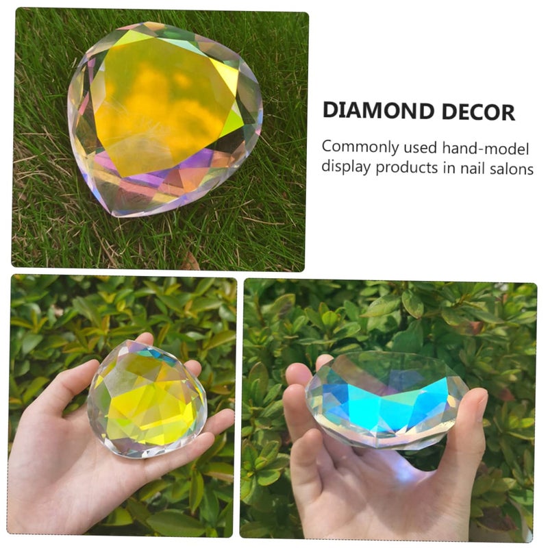 Artificial Diamond Nail Rhinestones Heart Shape Decorative Props for Nail Salon Display - Image 3
