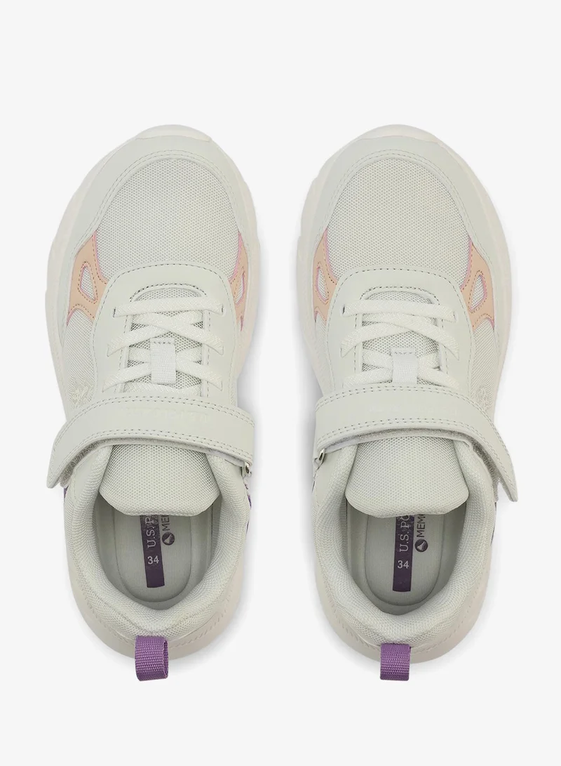 U.S. Polo Assn. 6P PULAS JR GLB 6FX GIRL OD_BEIGE Pulas Jr Kids Casual Shoes - Beige for Men | Best Price UAE