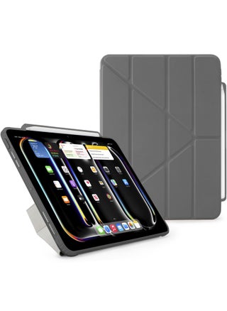 حافظة قلم رصاص Origami No3 لجهاز Apple iPad Pro مقاس 11 بوصة (2024) حافظة M4 الذكية مع حامل 5 في 1 - رمادي - pzsku/Z56243E2020C7AC9FEB31Z/45/_/1719388968/93535b38-5b38-4272-8e3d-d1c149e3f947