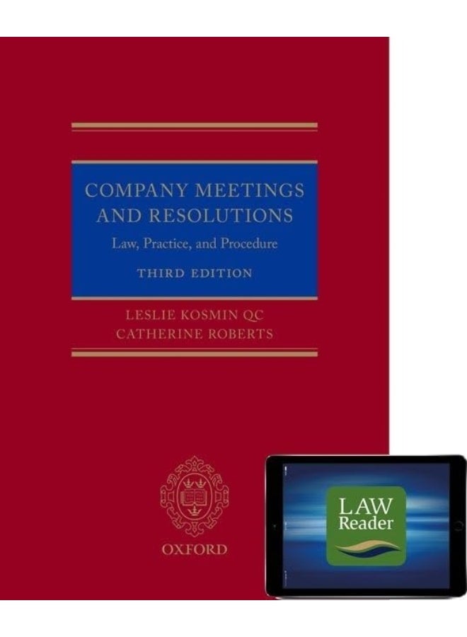 Company Meetings and Resolutions (Digital Pack): Law, Practice, and Procedure