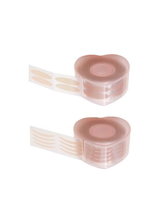 Natuworld 2 Rolls 600 Pairs Slim and Wide Single Side Double Eyelid Stickers Breathable Natural Invisible Eyelid Tape Sticker Instant Eye Lift for Hooded Droopy Uneven Mono-eyelids Small Eyes - Image 1